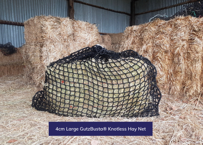 GutzBusta® Knotless Hay Nets - Small, Medium and Large-05